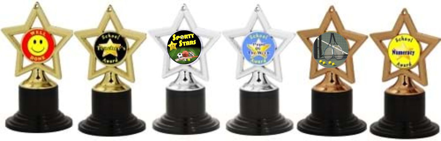 Not for sale Clone Budget Star Performance Awards For Schools Sport or Own Logo